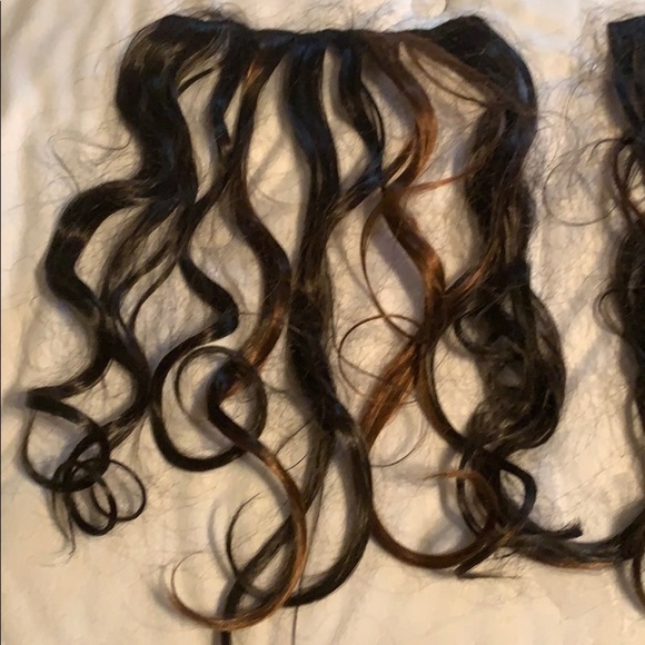 Fake hair extensions (3) pieces